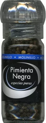 Pimienta negra en grano molinillo Aldi 50 g, code 24025133