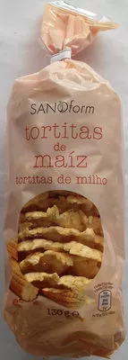 Tortitas de maíz Sanoform 130 g, code 24026192