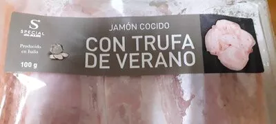 Jamón cocido con trufa de verano Special de Aldi , code 24033473