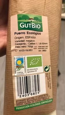 Puerro ecológico Gutbio , code 24036825