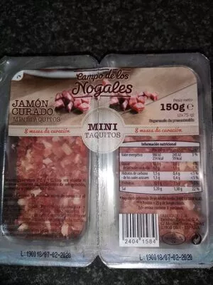 Mini Taquitos de Jamón Curado la tabla de aldi 150 g, code 24041584