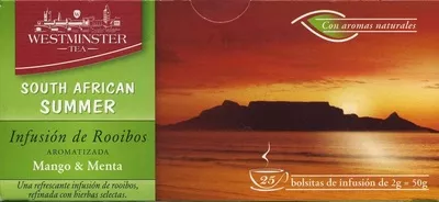 Infusión de rooibos aromatizada naranja Westminster 50 g (25 x 2 g), code 24042017