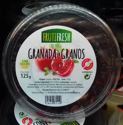 Granada en granos Frutifresh 125 g, code 24046114