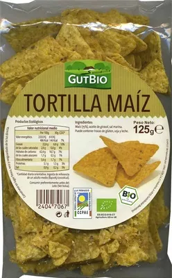 Tortilla de maiz GutBio 125 g, code 24047067