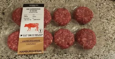 Mini Hamburguesas de Vacuno El Mercado de Aldi 360 g, code 24049252