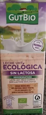 Leche semidesnatada sin lactosa Gutbio , code 24049580