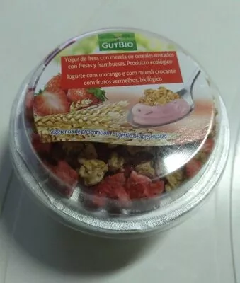 Yogur de fresa con mezcla de cereales ecológicos Gutbio , code 24068666