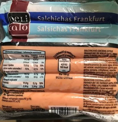 Salchichas Frankfurt delicato , code 24080088