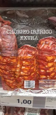 Chorizo ibérico extra Campo de Los Nogales 2 x 100 g, code 24080378