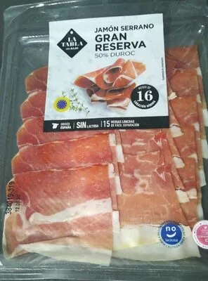 Jamón serrano Gran reserva La Tabla de Aldi , code 24080835