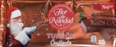 Turrón crujiente negro Flor de Navidad 300 g, code 24086493