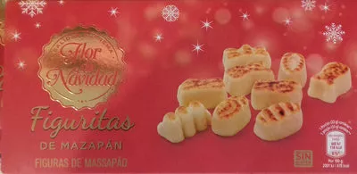 Figuritas de mazapan Flor de Navidad, Turrones José Garrigós S.A. 200 g, code 24086721