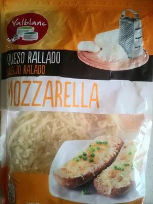 Queso rallado Mozzarella Valblanc 200 g, code 24087629