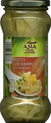 Brotes tiernos de bambú en láminas Asia Green Garden 330 g (neto), 180 g (escurrido), 370 ml, code 24087988