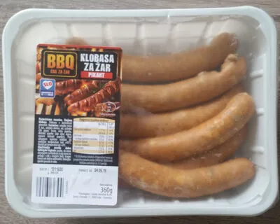 Klobasa za žar pikant BBQ 360g, code 24233644