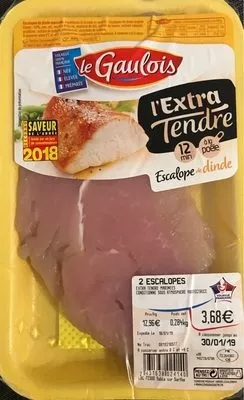 2 Escalopes de dinde marinées Le Gaulois 284 g, code 2431638024140