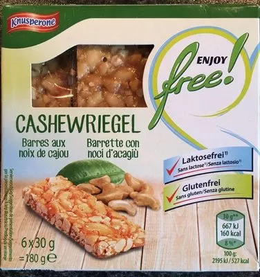 Cashewriegel Knusperone 180 g e (6 * 30 g), code 24632621