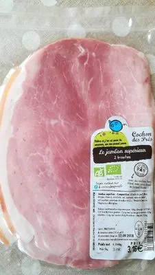 Le Jambon Supérieur 2 Tranches Cochon des Prés 104 g, code 2463927020731