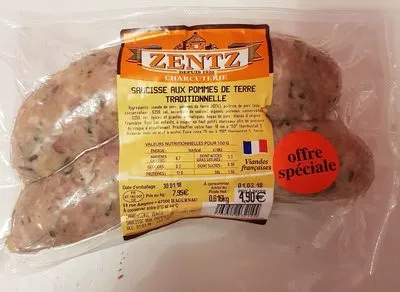 Saucisse aux pommes de terre traditionnelle Zentz , code 2468512032144