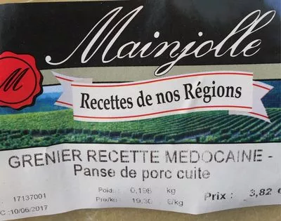 Grenier recette medocaine Mainjolle , code 2473689025066