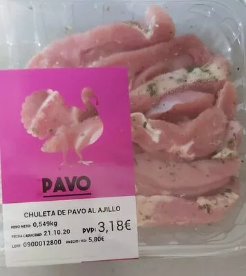 Chuleta de pavo al ajillo dia , code 2500214003180