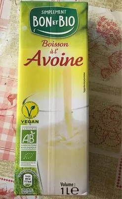 Boisson à l'Avoine Simplement Bon et Bio Aldi 1 L, code 26006277