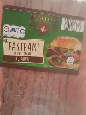 Pastrami de bœuf Rolffes, Aldi , code 26008387