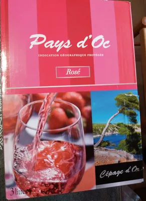 Vin rosé PAYS D'OC 3 litres Pays D'Oc 3 L, code 26010427