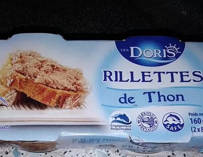 Rillettes de thon Les doris 160 g (2 x 80 g), code 26015262