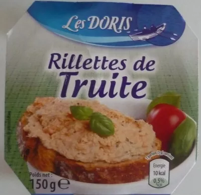 Rillettes de Truite Les Doris, Les Doris (Aldi) 150 g (30 portions), code 26015910