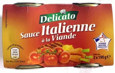 Sauce Italienne à la viande Delicato 2 x 190 g, code 26020365