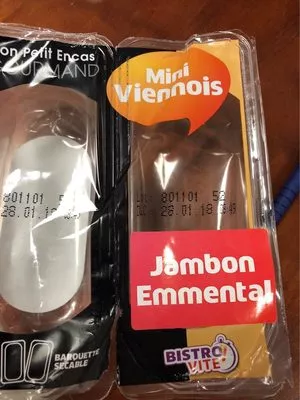 Mini viennois jambon emmental Bistro Vite 130 g, code 26022123