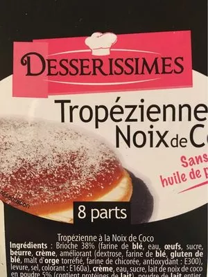 Tropézienne à la noix de coco Desserissiles , code 26029368