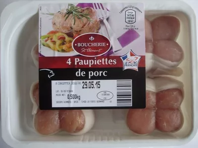 4 paupiettes de porc Boucherie St Clément, Aldi Einkauf GmbH & Compagnie-oHG 0,500 kg, code 26033808