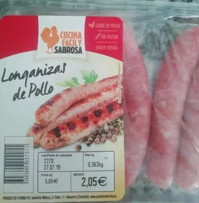 Longanizas de pollo  , code 2603609002055