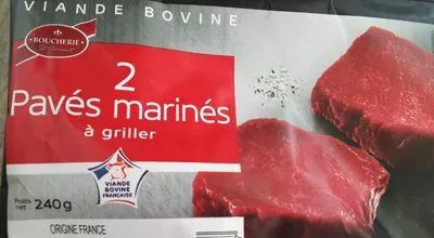 Pavés marinés Boucherie St Clement (Aldi) , code 26041797