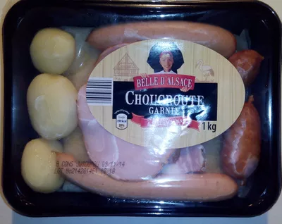 Choucroute garnie à l'alsacienne Belle d'alsace 1 kg, code 26066004