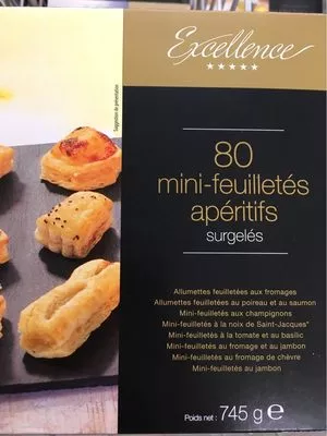 80 mini feuilletés Excellence , code 26069975