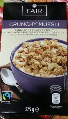 Crunchy muesli Fair 375 g, code 26075310