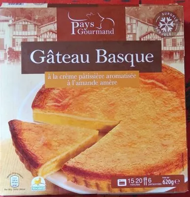 Gâteau Basque Pays Gourmand 620 g e, code 26085104