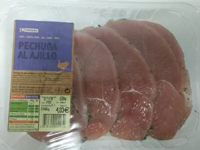 Pechuga de pavo al ajillo Eroski , code 2618309004032