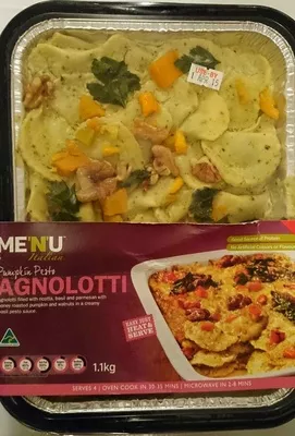 Pumpkin Pesto Agnolotti ME'N'U Italian, Aldi 1.1kg, code 26214627