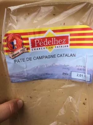 Pâté de campagne catalan Pédelhez 0,214 kg, code 2626387013181