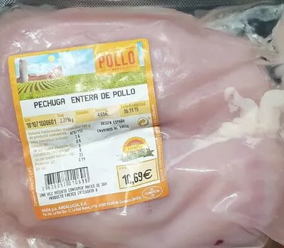 Pechuga entera de pollo  , code 2635057010696