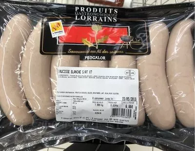 Saucisse blanche PROGALOR 834 g, code 2661543043695