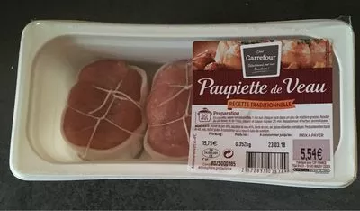 Paupiette de veau Carrefour , code 2672897036349