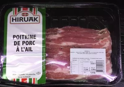 Poitrine de porc à l'ail Hiruāk , code 2676343028933