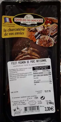 Filet mignon de porc artisanal Saveurs des Mauges 146 g, code 2677615021652