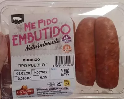 Chorizo "tipo pueblo" La cope , code 2692173002486