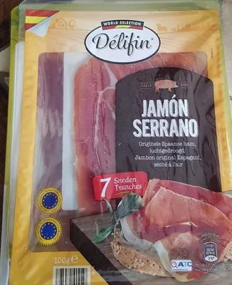 Jamon serrano Délifin 100 g, code 27024119